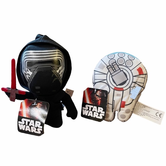 Star Wars Kylo Ren Millennium Falcon Mini Plush Stuffed Animals - Picture 1 of 7